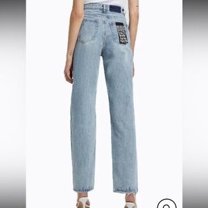 Ksubi Light Blue PLAYBACK KARMA Straight Leg Jeans 24